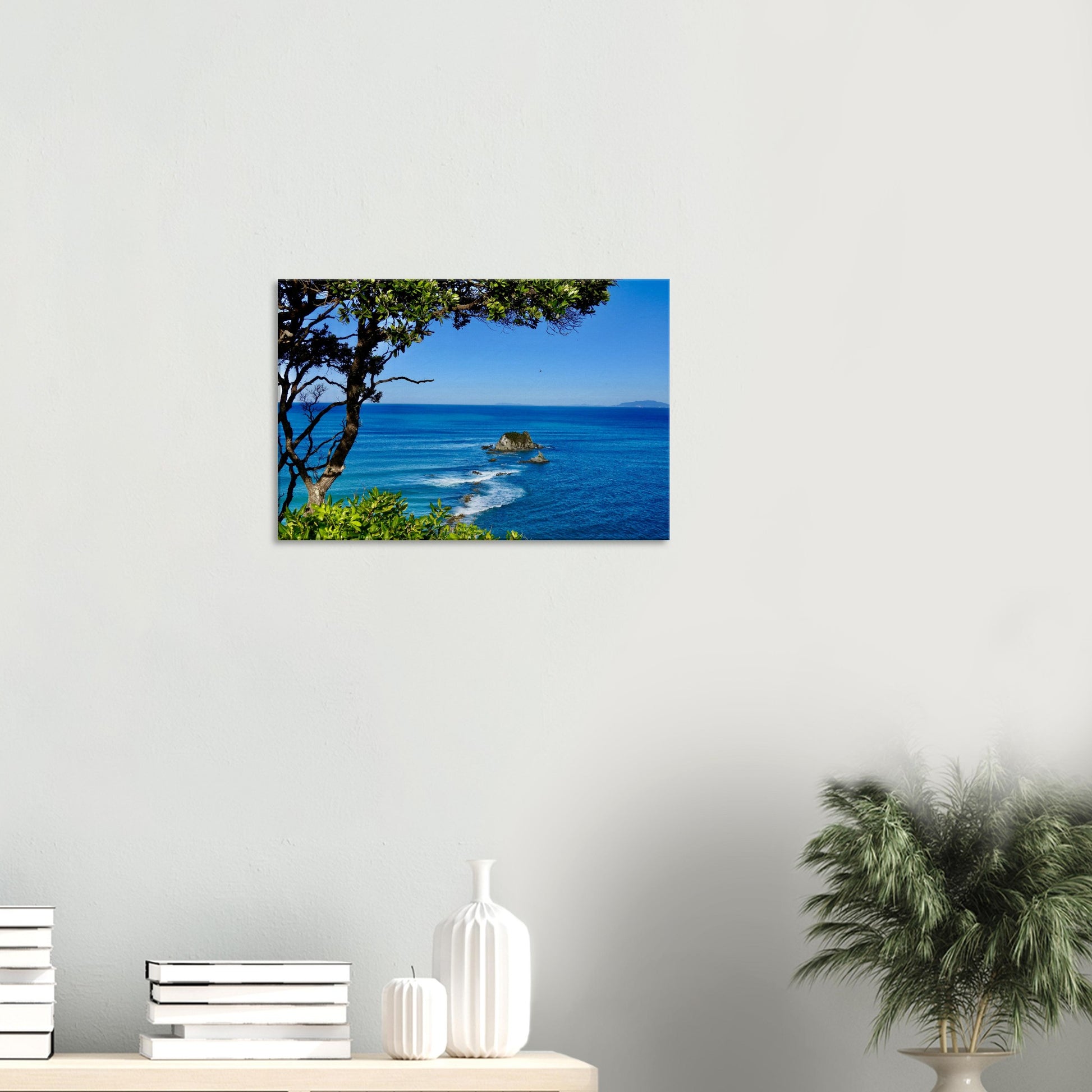 sentinel rock nz, howling wolf nz, mangawhai heads nz, mangawhai heads surf beach nz, surf beach nz, beach nz, surf nz, high tide nz, piwaka prints, piwaka prints nz, canvas nz, canvas art nz, blue nz, green nz, ocean nz, summer nz,