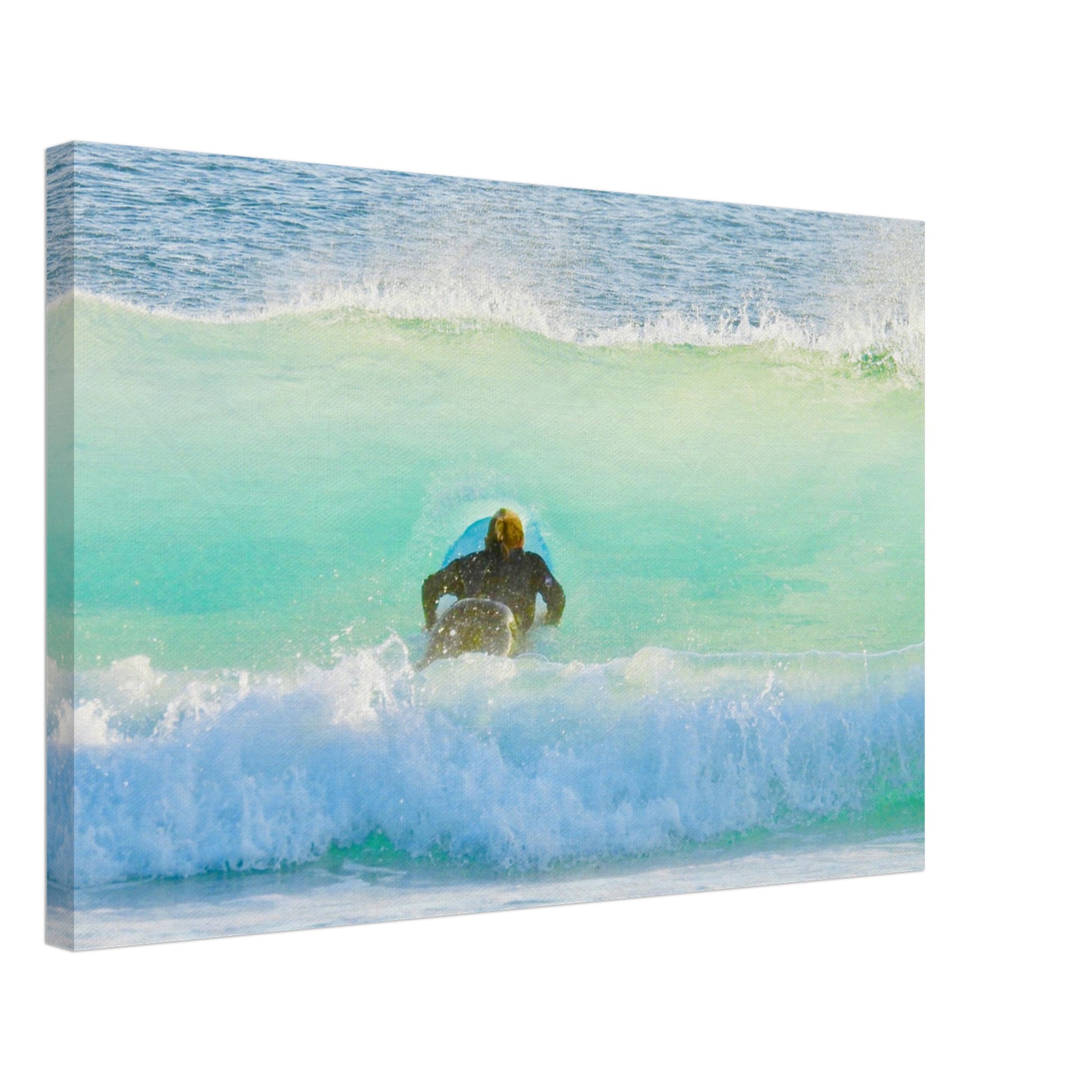 optical illusion, optical illusion nz, hole in a wave, surfing nz, wave nz, surfer nz, surfboard, new zealand, nz, piwaka prints, piwaka prints nz,