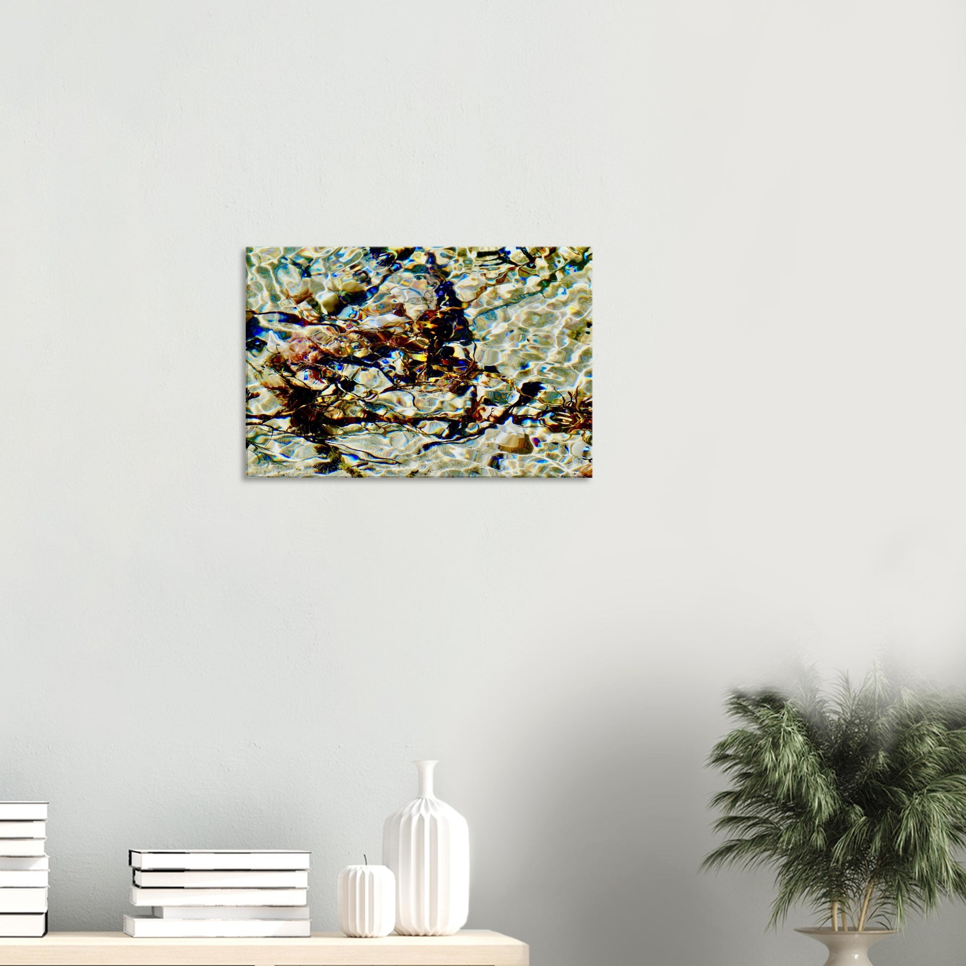 sunlight, reflections nz, sunlight nz, shells nz, seaweed nz, white sand nz, sparkling nz, piwaka prints, priwaka prints nz, canvas nz, canvas art nz,
