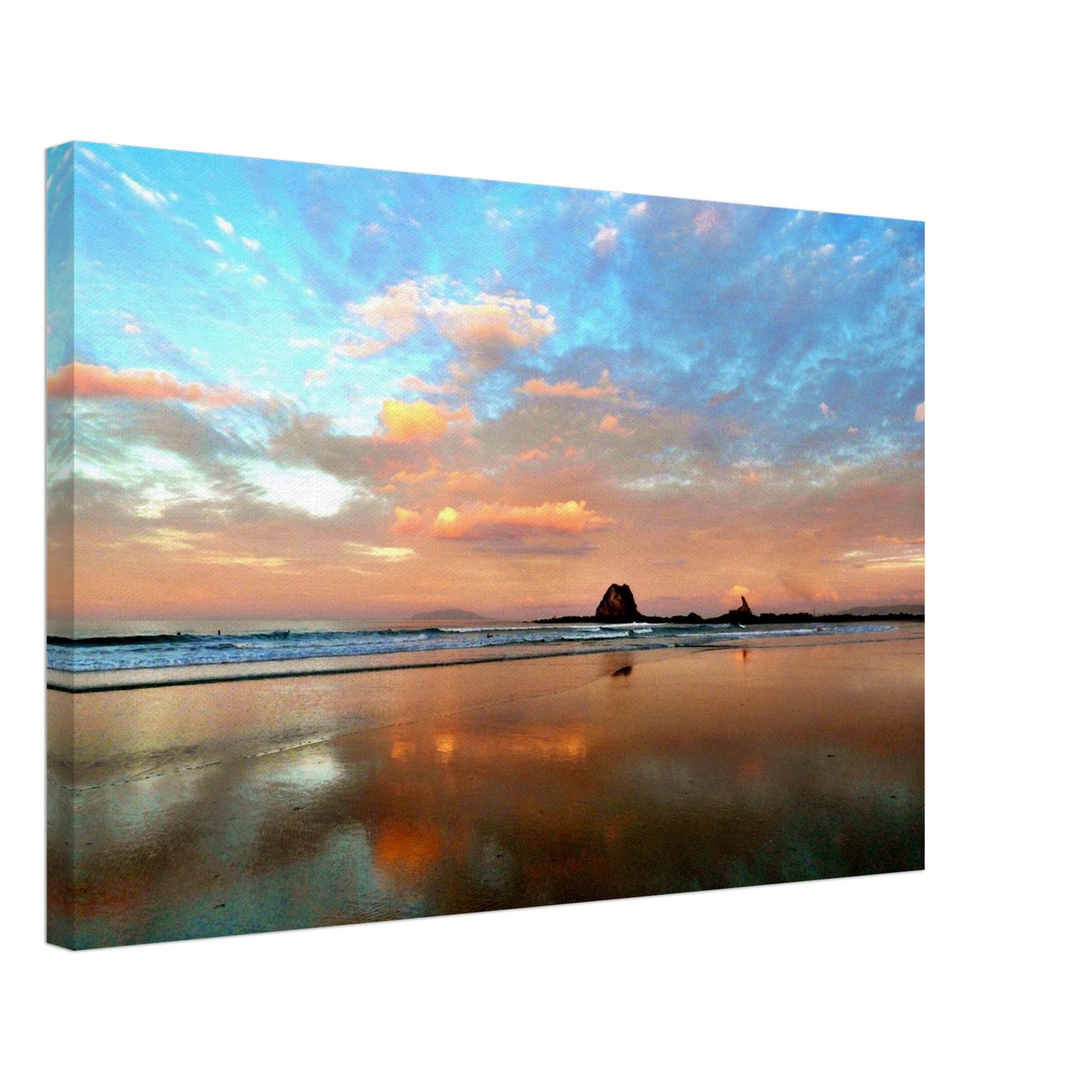 mangawhai heads surf beach, surf beach nz, beach nz, ocean nz, mangawhai heads, mangawhai, mangawhai surf beach, northland, nz, new zealand, reflections nz, wall art nz, canvas nz, east coast nz, paradise nz, ocean nz, blue nz, orange nz, piwaka prints nz, sunrise canvas nz, nz art, new zealand art, piwaka prints,