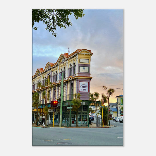 Wellington, nz, new zealand, riddiford st, rintoul st, canvas, piwaka prints, rubia express, cafe & bar, newtown, rubia express, wall art, 