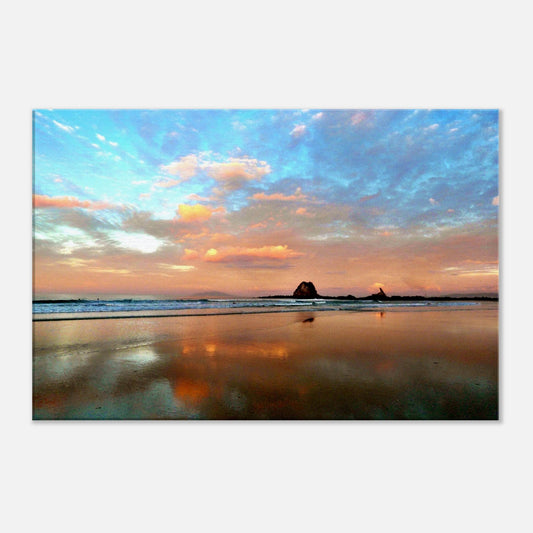 mangawhai heads surf beach, surf beach nz, beach nz, ocean nz, mangawhai heads, mangawhai, mangawhai surf beach, northland, nz, new zealand, reflections nz, wall art nz, canvas nz, east coast nz, paradise nz, ocean nz, blue nz, orange nz, piwaka prints nz, sunrise canvas nz, nz art, new zealand art, piwaka prints,